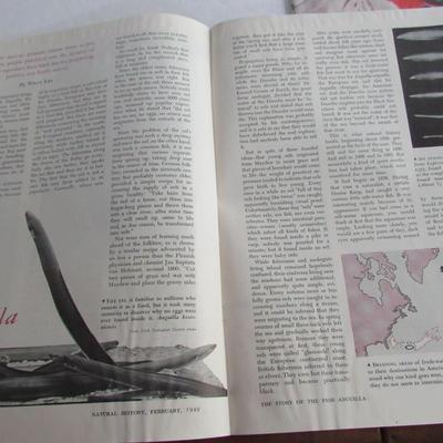 1947 Natural History Magazines