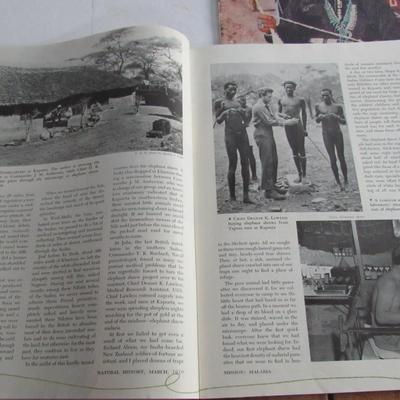 Vintage 1950 & 1951 Natural History Magazines