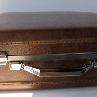 Lot 328: Older Hard Cover Suitcase