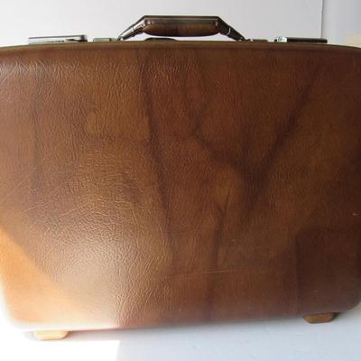 Lot 328: Older Hard Cover Suitcase
