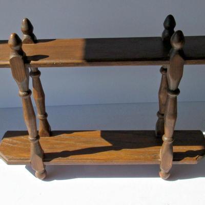 Lot 330:  Small Wood Wall Shelf
