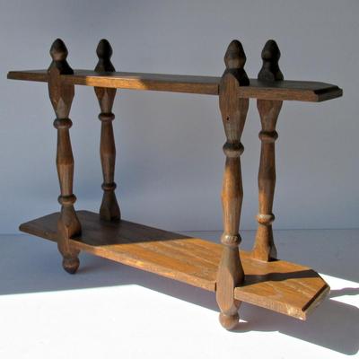 Lot 330:  Small Wood Wall Shelf