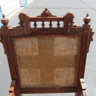Lot 331: Antique East Lake Chair For Refinishing