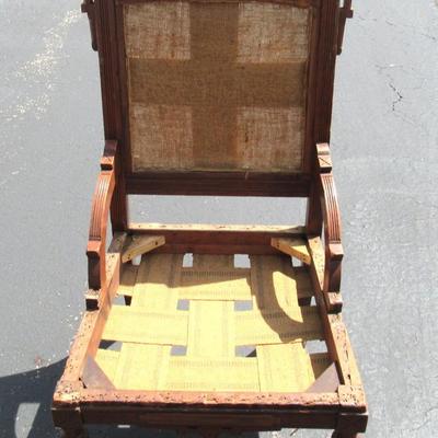 Lot 331: Antique East Lake Chair For Refinishing