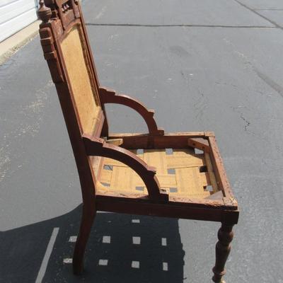 Lot 331: Antique East Lake Chair For Refinishing