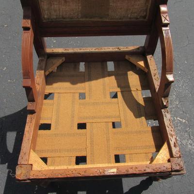 Lot 332:  Antique Eastlake Chair For Refinishing