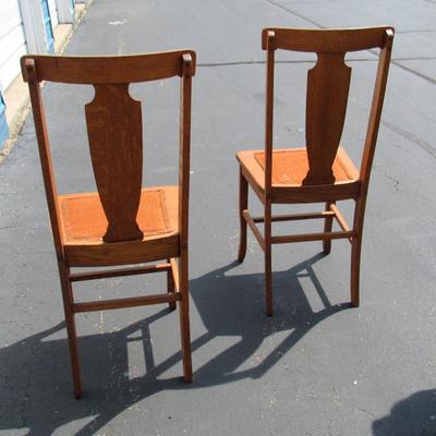Lot 333:  Set of 3 Matching Vintage Kitchen Chairs