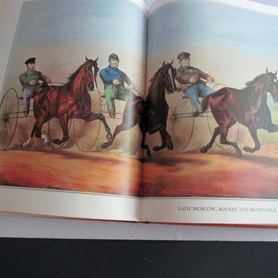 Lot 335:  NICE! Huge Currier & Ives America Book of Prints, Limited #827/1500, Handcrafted Leather Cover, 1979