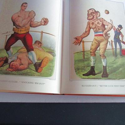 Lot 335:  NICE! Huge Currier & Ives America Book of Prints, Limited #827/1500, Handcrafted Leather Cover, 1979