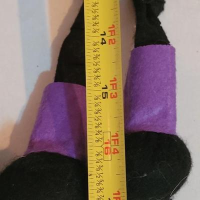 Hanging Black Cat Deco and Fliying Witches String Lights