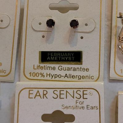 New 100% Hypo Allergenic Gold Tone Earrings