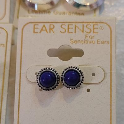 New 100% Hypo Allergenic Silver Tone Earrings