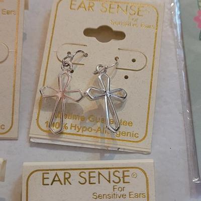 (2) New Hallmark Necklaces and (4) New 100% Hypo Allergenic Earrings