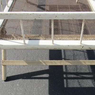 Lot 344:  Antique 100+ Years Old Fold Away Day Bed, Original Finish and Hardware