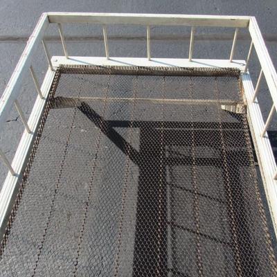 Lot 344:  Antique 100+ Years Old Fold Away Day Bed, Original Finish and Hardware