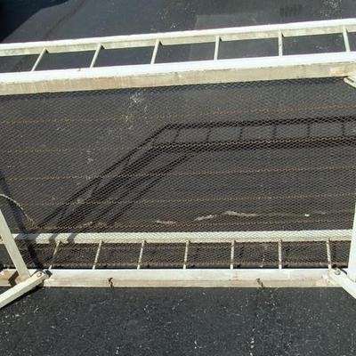 Lot 344:  Antique 100+ Years Old Fold Away Day Bed, Original Finish and Hardware