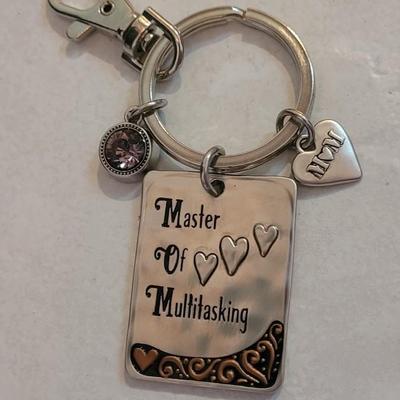 New (5) Metal Keychains