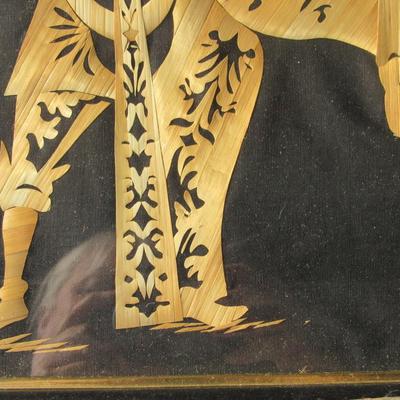 Lot 345:  Bamboo Carved Picture