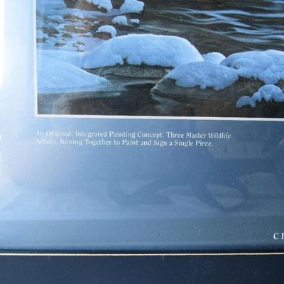 Lot 346: Large Celebrate The Timber Wolf Print