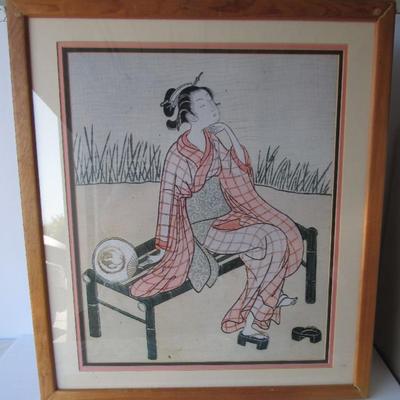 Lot 348: Large Chinese Print