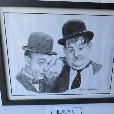 Lot 350: Laurel and Hardy Print