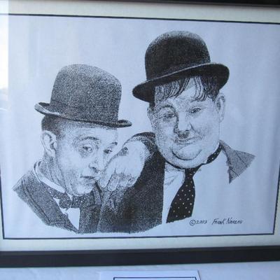 Lot 350: Laurel and Hardy Print
