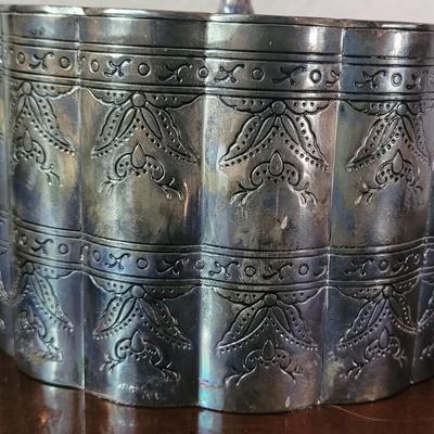 Vintage Silverplate Jewelry Box