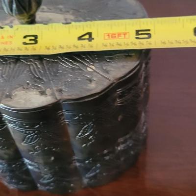 Vintage Silverplate Jewelry Box