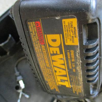 Empty DeWalt Case With Battery Chargers
