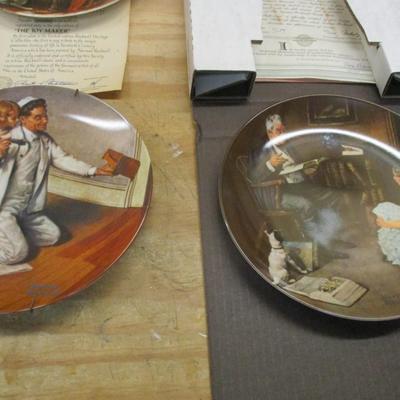 Collection Of Norman Rockwell Plates - 29 Plates