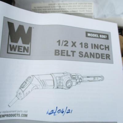 Wen 1/2 x 18 Inch Belt Sander