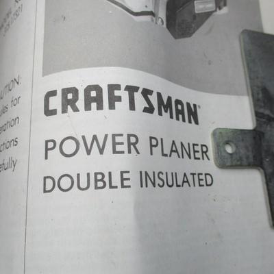 Craftsman Power Planer