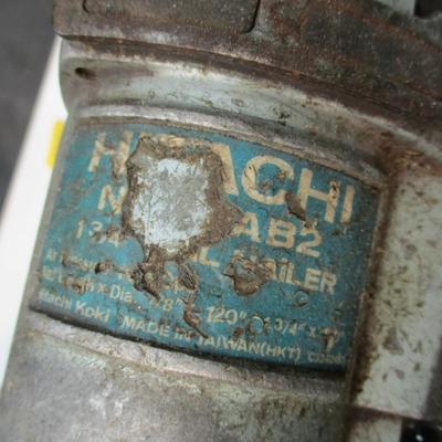 Assortment Of Tools Hitachi Nailer