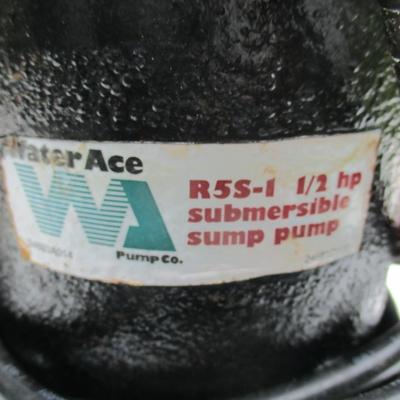 Water Ace R5S-1 1/2 HP Submersible Sump Pump