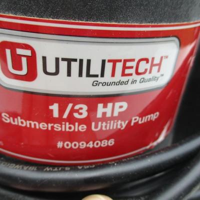 Utilitech 1/2 HP Submersible Utility Pump