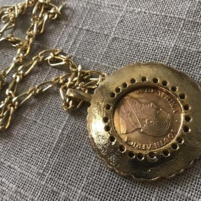 1930 Coin Pendant and Chain