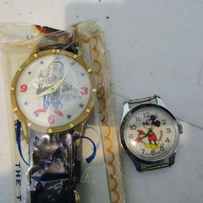 Spiro Agnew & Mickey Mouse Watches