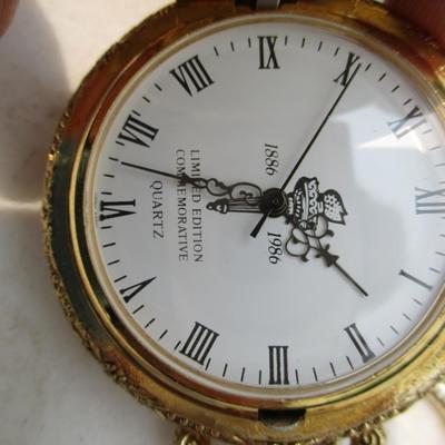 Limited Edition Statue Of Liberty Pocket Watch
