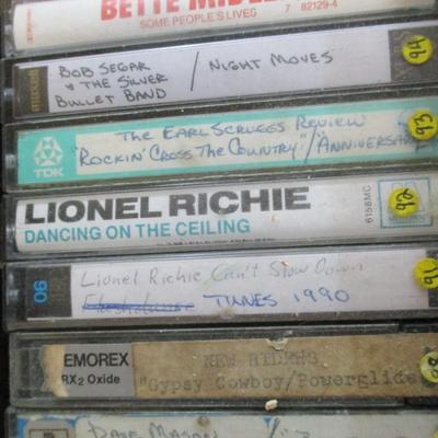 Collection Of Cassette Tapes