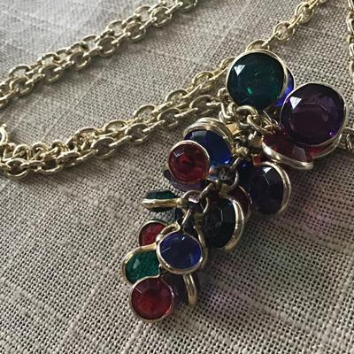 Vintage Cluster Necklace