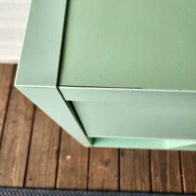 Green Storage Cabinet 58Lx15.25Dx30.25H