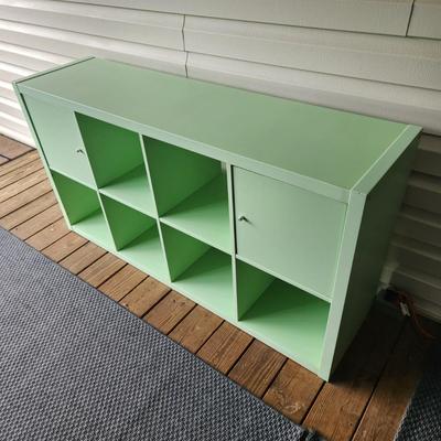 Green Storage Cabinet 58Lx15.25Dx30.25H