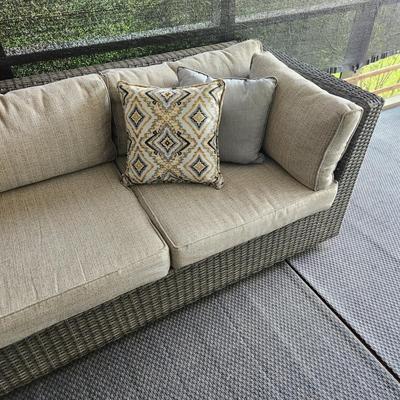 4 Piece Sectional Patio Set Sofa Indoor Outdoor purchased 2022