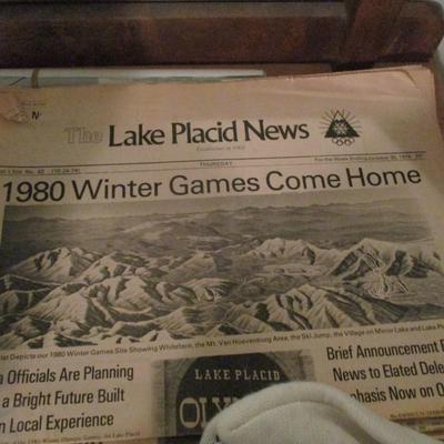 1980 XIII Olympic Winter Games Lake Placid Memorabilia