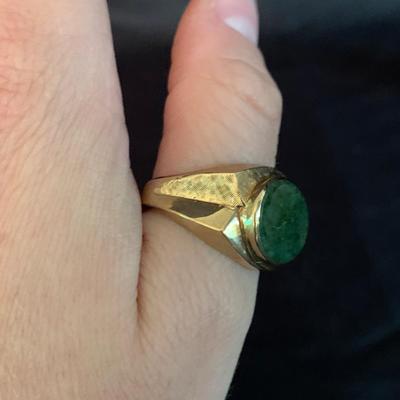 10K Jade Ring by Wick & Greene (K-HS)