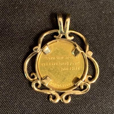 Sterling Silver & Gold Religious Pendants (K-HS)