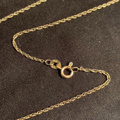 14K Gold & Sterling Silver Chains with Pendants (K-HS)