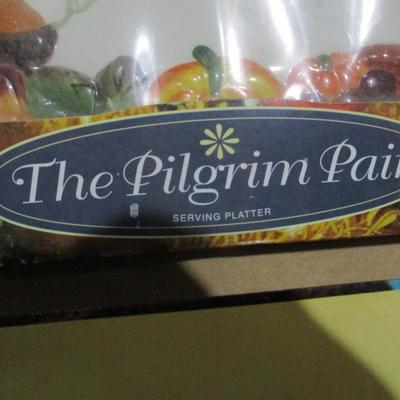 Pilgrim Serving Platter & Butter Dish