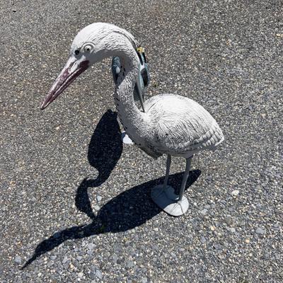 786 Plastic Mold Blue Heron and White Egret