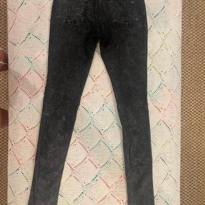 RAG & BONE: GREY STREIGHT LEG PANT (WOMEN'S) SIZE 26 (FITS LIKE 24/25)